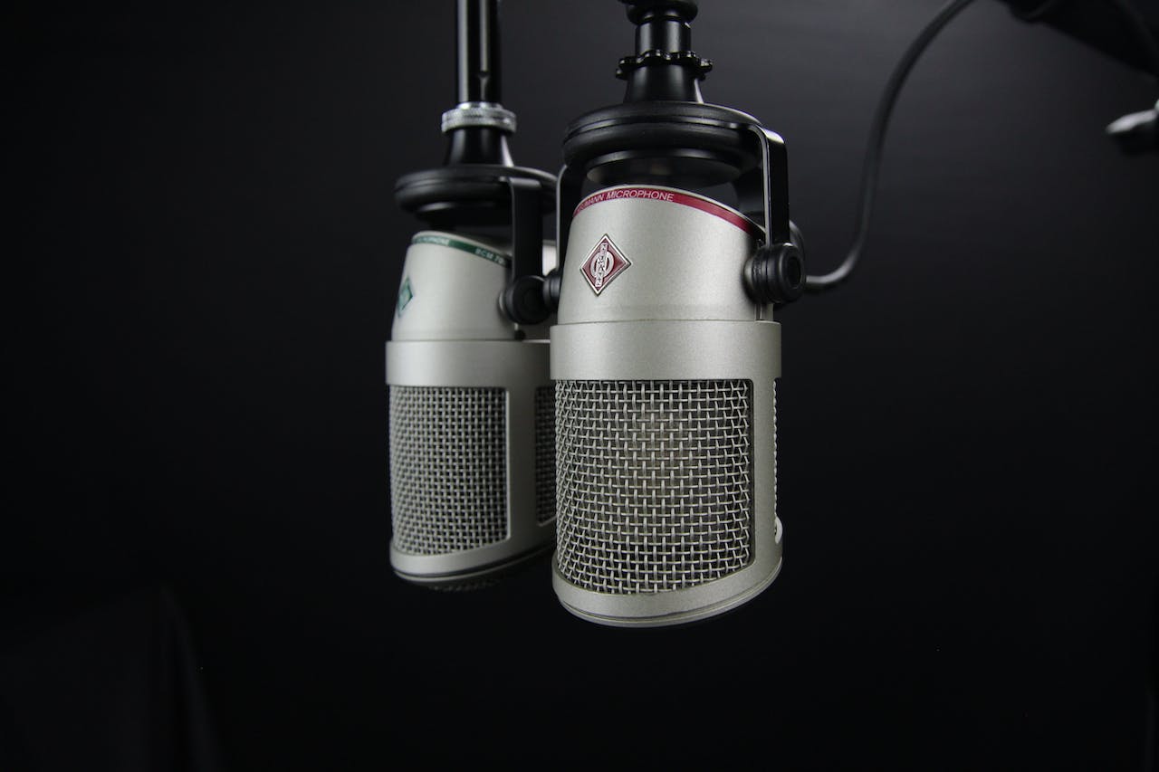 micrófono profesional locutor